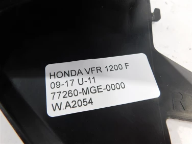 Plastik wypeŁnienie owiewka honda vfr 1200 f 09-17 u-11 77260-mge-0000