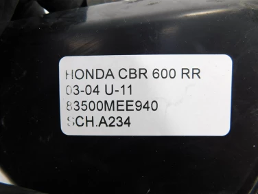 Schowek plastik honda cbr 600 rr 03-04 u-11 83500mee940