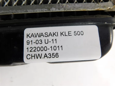 ChŁodnica wody przÓd kawasaki kle 500 91-03 u-11 122000-1011