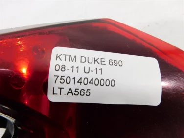 Lampa tyŁ tylna ktm duke 690 08-11 u-11 75014040000