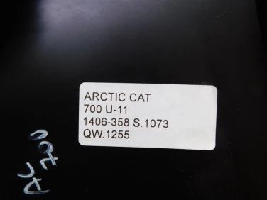 WypeŁnienie plastik arctic cat 700 u-11 1406-358