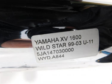 Wydech koŃcowy tŁumik yamaha xv 1600 wild star 99-03 u-11 5ja147030000