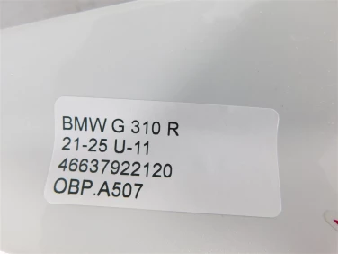 Owiewka bok boczna prawa bmw g 310 r 21-25 u-11 46637922120