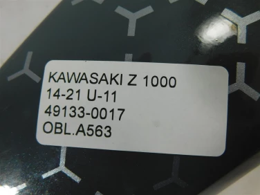 Owiewka bok boczna lewa kawasaki z 1000 14-21 u-11 49133-0017