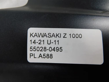 PŁug plastik owiewka kawasaki z 1000 14-21 u-11 55028-0495