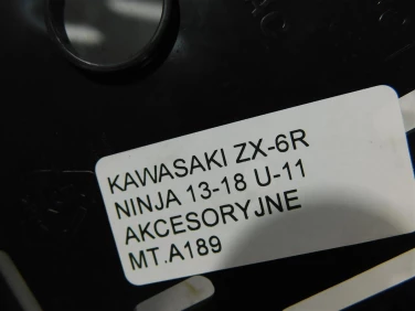 Mocowanie tablicy bŁotnik kawasaki zx-6r ninja 13-18 u-11 akcesoryjne