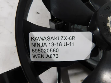 Wentylator wiatrak chŁodnica kawasaki zx-6r ninja 13-18 u-11 595020580