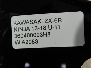 Plastik wypeŁnienie owiewka kawasaki zx-6r ninja 13-18 u-11 360400093h8