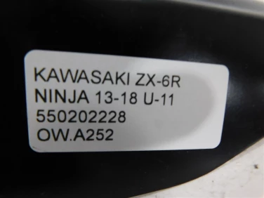 OsŁona wydech tŁumik kawasaki zx-6r ninja 13-18 u-11 550202228