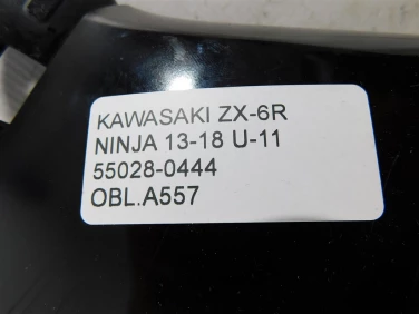 Owiewka bok boczna lewa kawasaki zx-6r ninja 13-18 u-11 55028-0444
