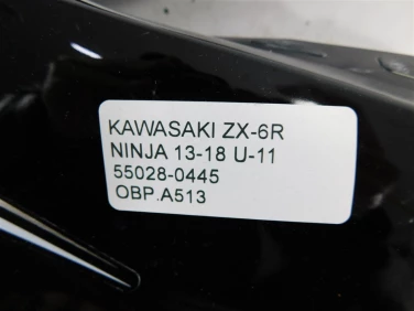 Owiewka bok boczna prawa kawasaki zx-6r ninja 13-18 u-11 55028-0445