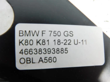 Owiewka bok boczna lewa bmw f 750 gs k80 k81 18-22 u-11 46638393885