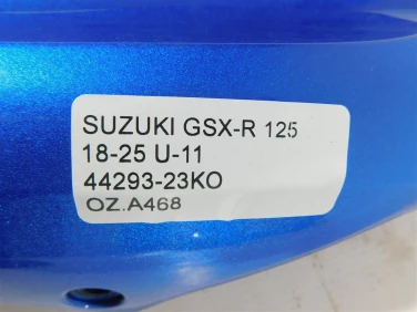 OsŁona nakŁadka zbiornik suzuki gsx-r 125 18-25 u-11 44293-23ko