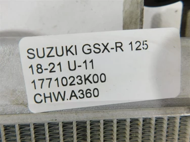 ChŁodnica wody przÓd suzuki gsx-r 125 18-21 u-11 1771023k00
