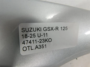 Ogon owiewka tyŁ lewy suzuki gsx-r 125 18-25 u-11 47411-23ko