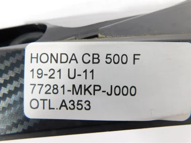 Ogon owiewka tyŁ lewy honda cb 500 f 19-21 u-11 77281-mkp-j000