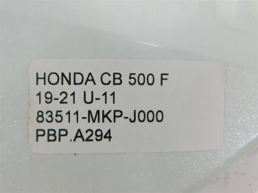 Pokrywa bok boczna prawa honda cb 500 f 19-21 u-11 83511-mkp-j000