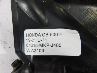 Plastik wypeŁnienie owiewka honda cb 500 f 19-21 u-11 64335-mkp-j400
