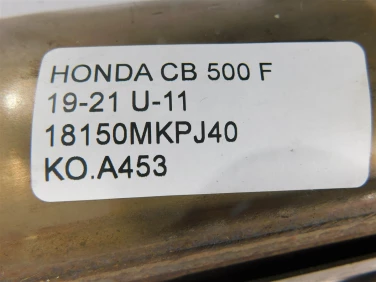 Kolanko kolektor wydech honda cb 500 f 19-21 u-11 18150mkpj40
