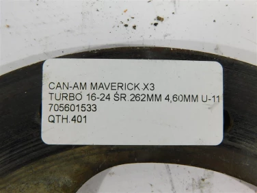 Tarcza hamulec can-am maverick x3 turbo 16-24 Śr.262mm 4,60mm u-11 705601533