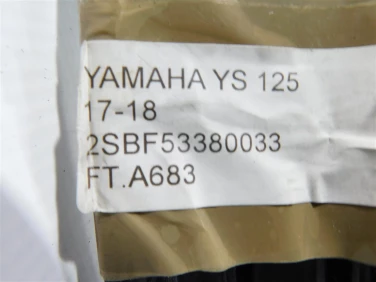 Felga koŁo tyŁ yamaha ys 125 17-18 2sbf53380033