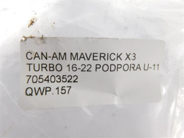 WaŁ napĘdowy przÓd can-am maverick x3 turbo 16-22 podpora u-11 705403522