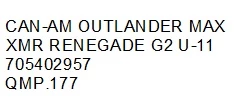 Most dyfer przÓd can-am outlander max xmr renegade g2 u-11 705402957