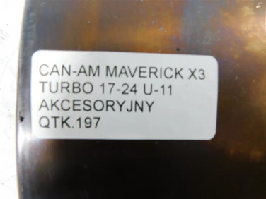 TŁumik wydech can-am maverick x3 turbo 17-24 u-11 akcesoryjny