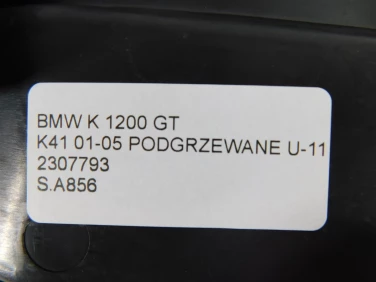 Siedzenie kanapa fotel bmw k 1200 gt k41 01-05 podgrzewane u-11 2307793