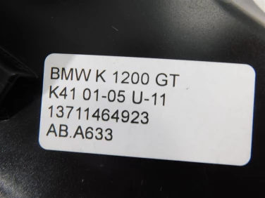 Air box filtr powietrza bmw k 1200 gt k41 01-05 u-11 13711464923