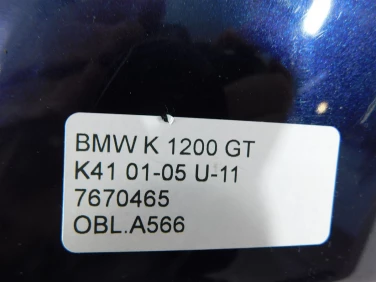 Owiewka bok boczna lewa bmw k 1200 gt k41 01-05 u-11 7670465