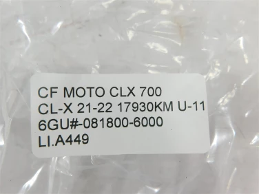 Licznik prĘdkoŚciomierz cf moto clx 700 cl-x 21-22 17930km u-11 6gu#-081800-6000