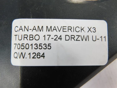 WypeŁnienie plastik can-am maverick x3 turbo 17-24 drzwi u-11 705013535