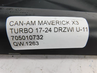 WypeŁnienie plastik can-am maverick x3 turbo 17-24 drzwi u-11 705010732