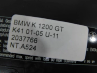 Nadkole bŁotnik tyŁ plastik bmw k 1200 gt k41 01-05 u-11 2037766