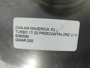 Wariator napĘd can-am maverick x3 17-22 turbo przeciwtalerz u-11 6280590