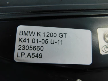 Lampa reflektor przÓd bmw k 1200 gt k41 01-05 u-11 2305660