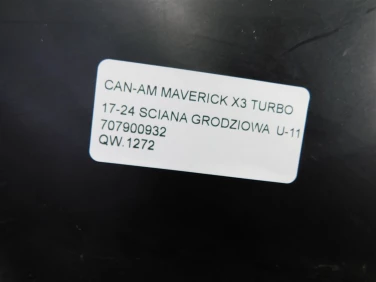 WypeŁnienie plastik can-am maverick x3 turbo 17-24 sciana grodziowa u-11 707900932