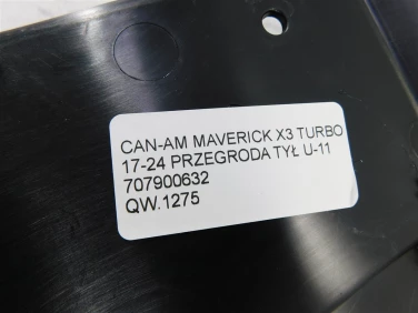 WypeŁnienie plastik can-am maverick x3 turbo 17-24 przegroda tyŁ u-11 707900632