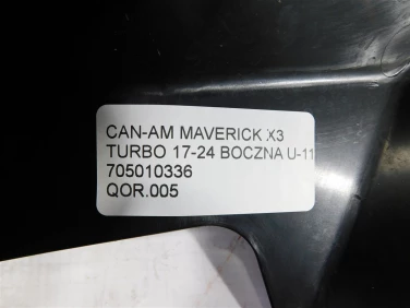 OsŁona ramy can-am maverick x3 turbo 17-24 boczna u-11 705010336