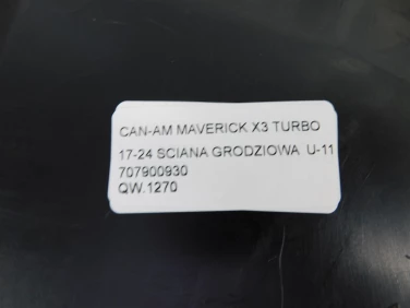 WypeŁnienie plastik can-am maverick x3 turbo 17-24 sciana grodziowa u-11 707900930
