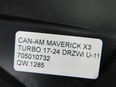 WypeŁnienie plastik can-am maverick x3 turbo 17-24 drzwi u-11 705010732