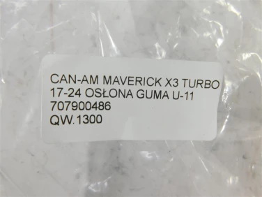 WypeŁnienie plastik can-am maverick x3 turbo 17-24 osŁona guma u-11 707900486