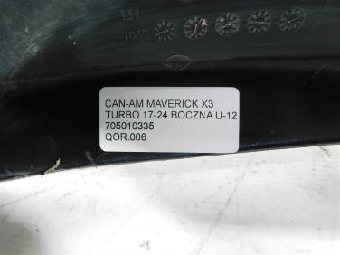 OsŁona ramy can-am maverick x3 turbo 17-24 boczna u-12 705010335