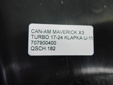 Schowek plastik can-am maverick x3 turbo 17-24 klapka u-11 707900400