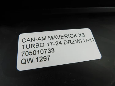 WypeŁnienie plastik can-am maverick x3 turbo 17-24 drzwi u-11 705010733