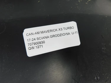 WypeŁnienie plastik can-am maverick x3 turbo 17-24 sciana grodziowa u-11 707900930