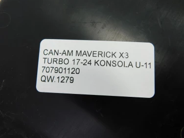WypeŁnienie plastik can-am maverick x3 turbo 17-24 konsola u-11 707901120