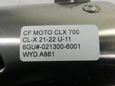 Wydech koŃcowy tŁumik cf moto clx 700 cl-x 21-22 u-11 6gu#-021300-6001