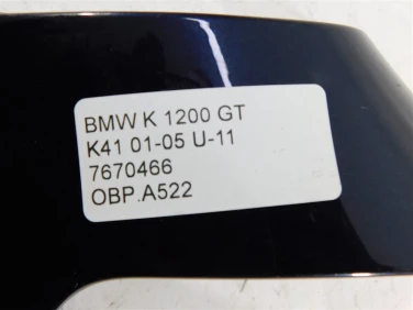 Owiewka bok boczna prawa bmw k 1200 gt k41 01-05 u-11 7670466